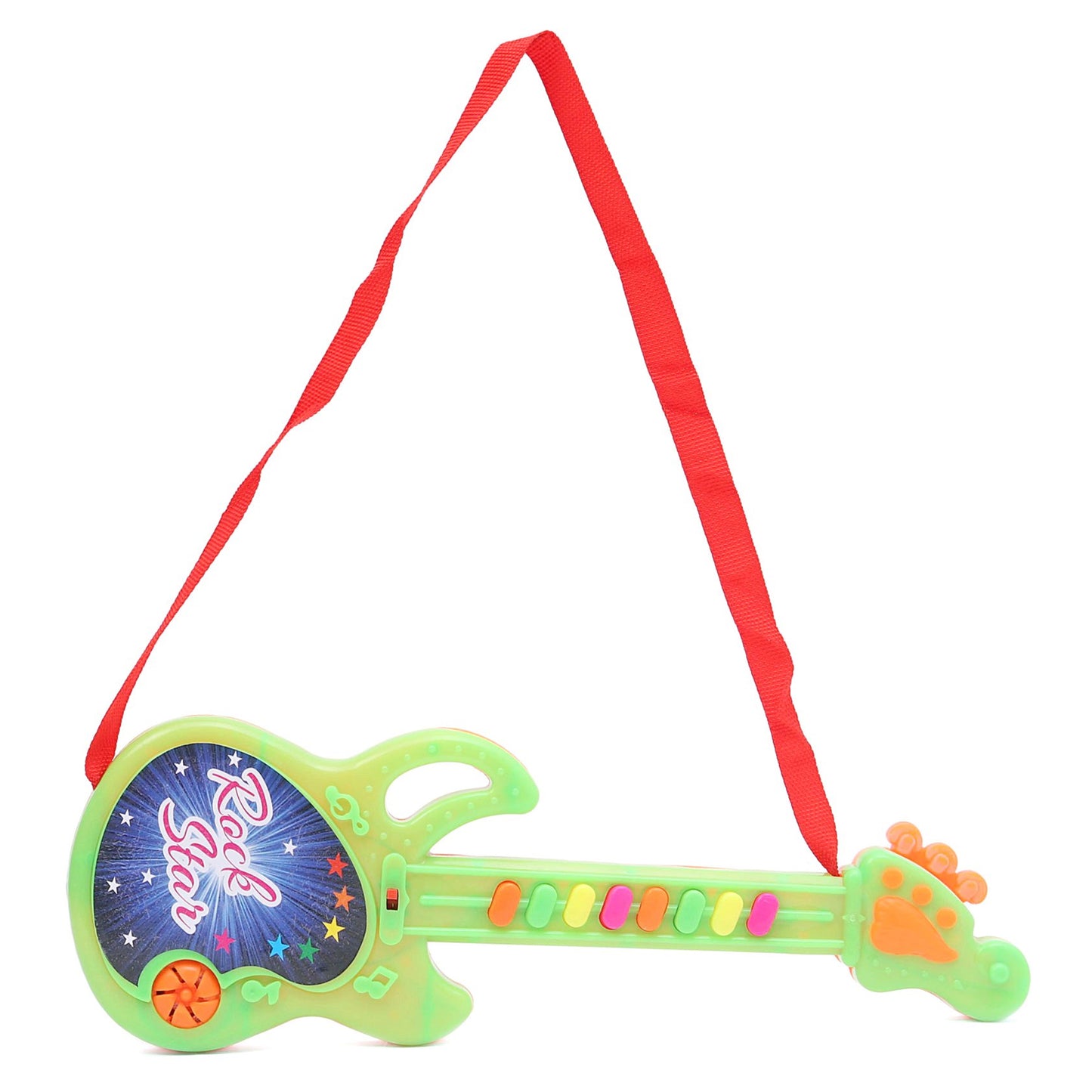 Mini Guitar Colorful With Delightful Music