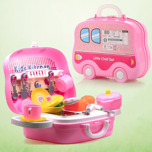 Kitchen Set For Kids Girls (23 Pcs Set Approx)