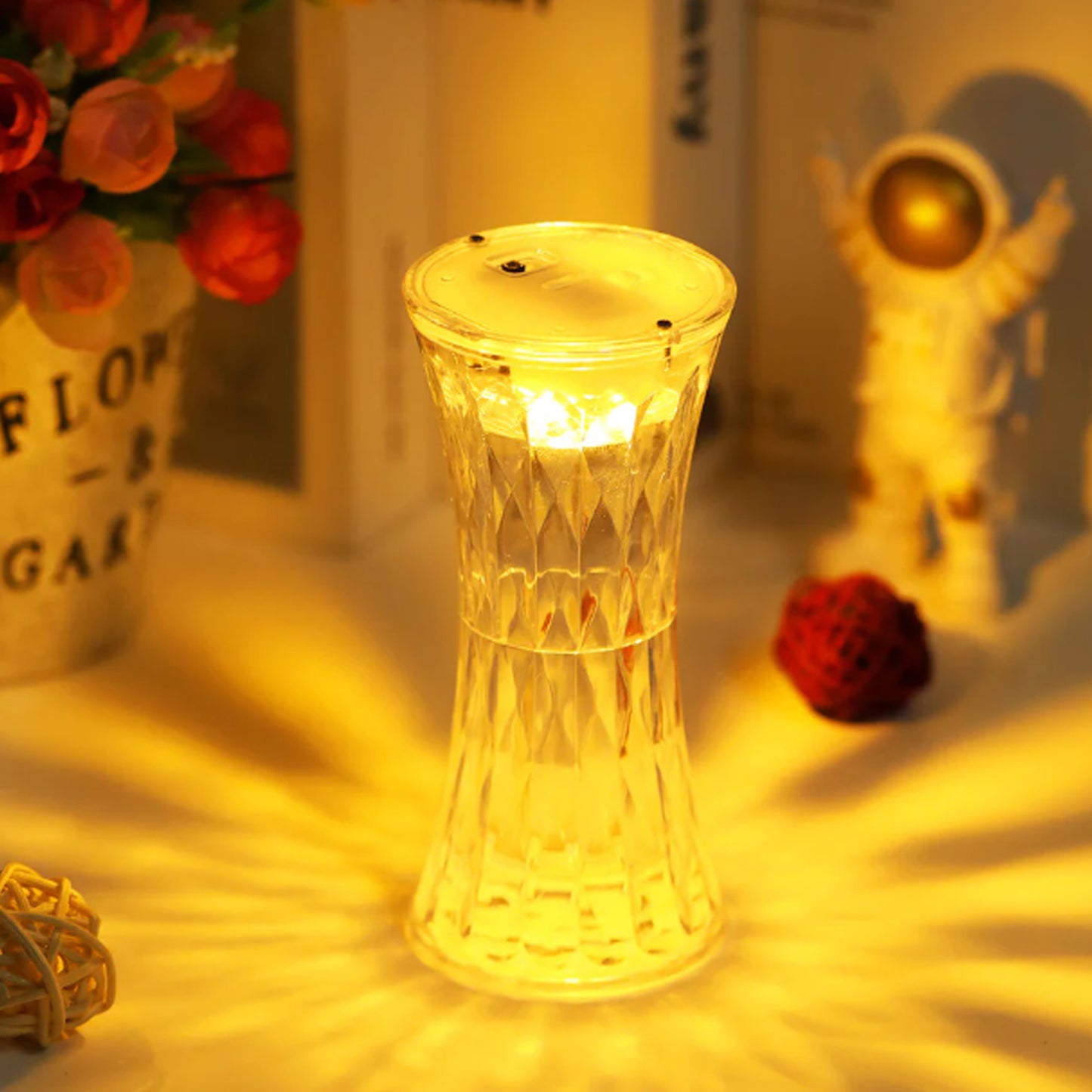 Crystal Lamp Universal Night Light (12pc Moq)