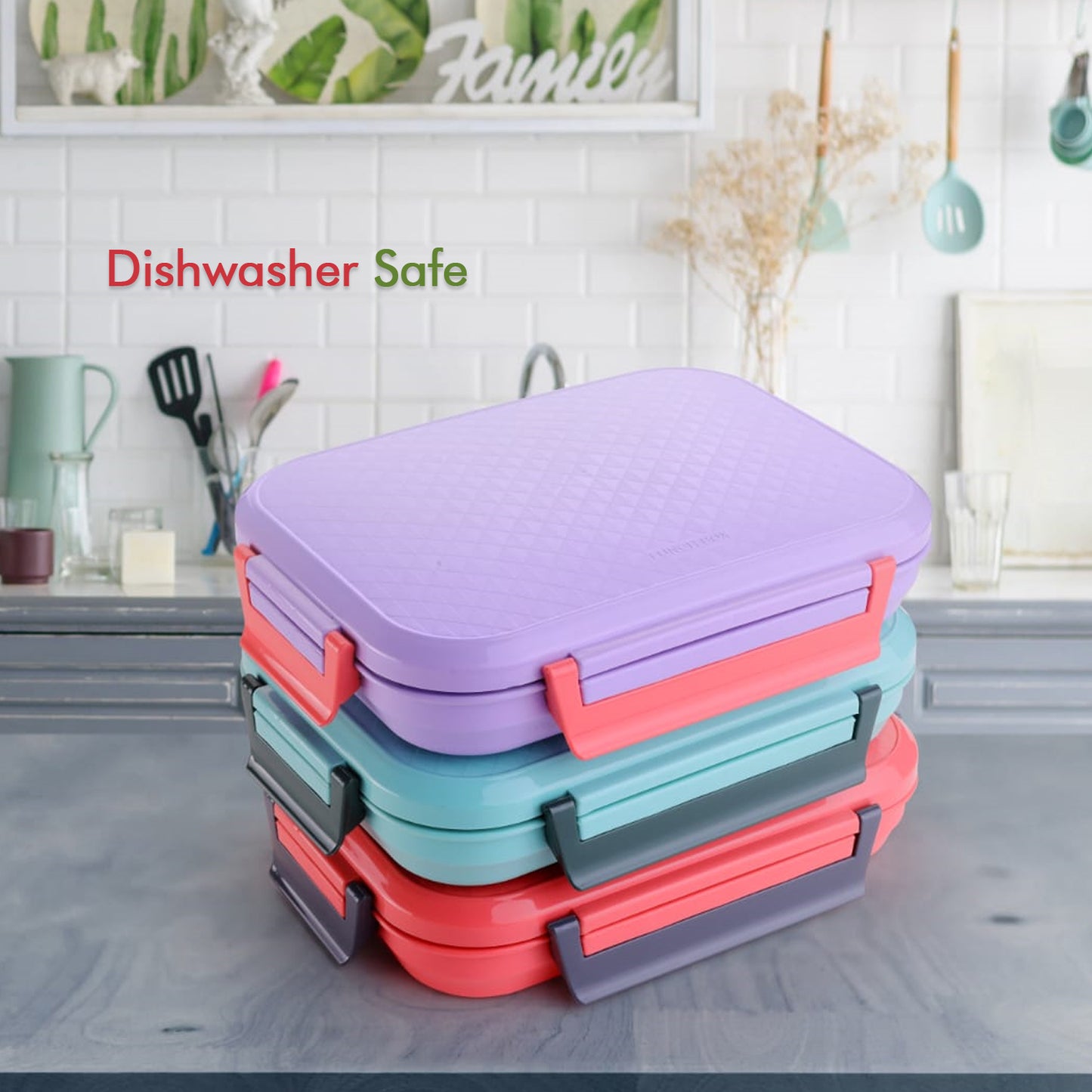 Lunch Box With Steel Plate