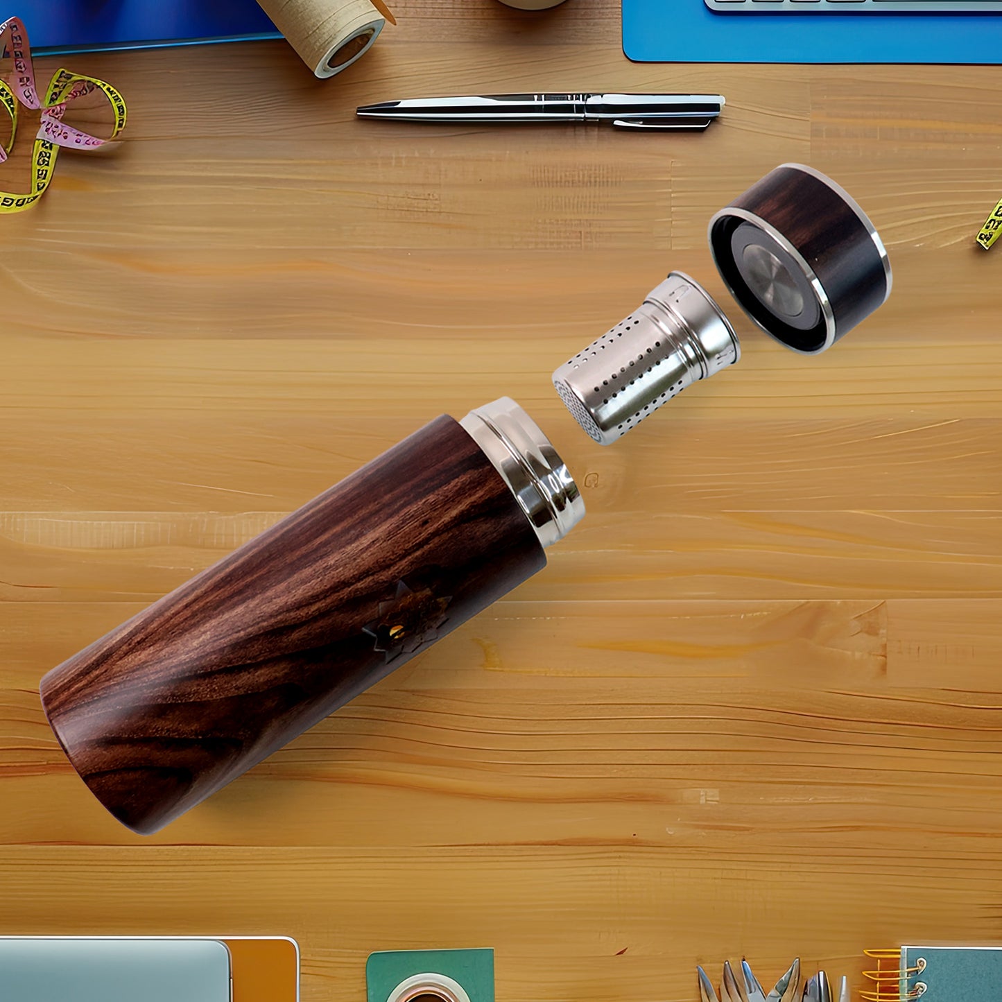 Luxury Digital Temperature Display Smart Flask 450 Ml Approx (1 Pc)
