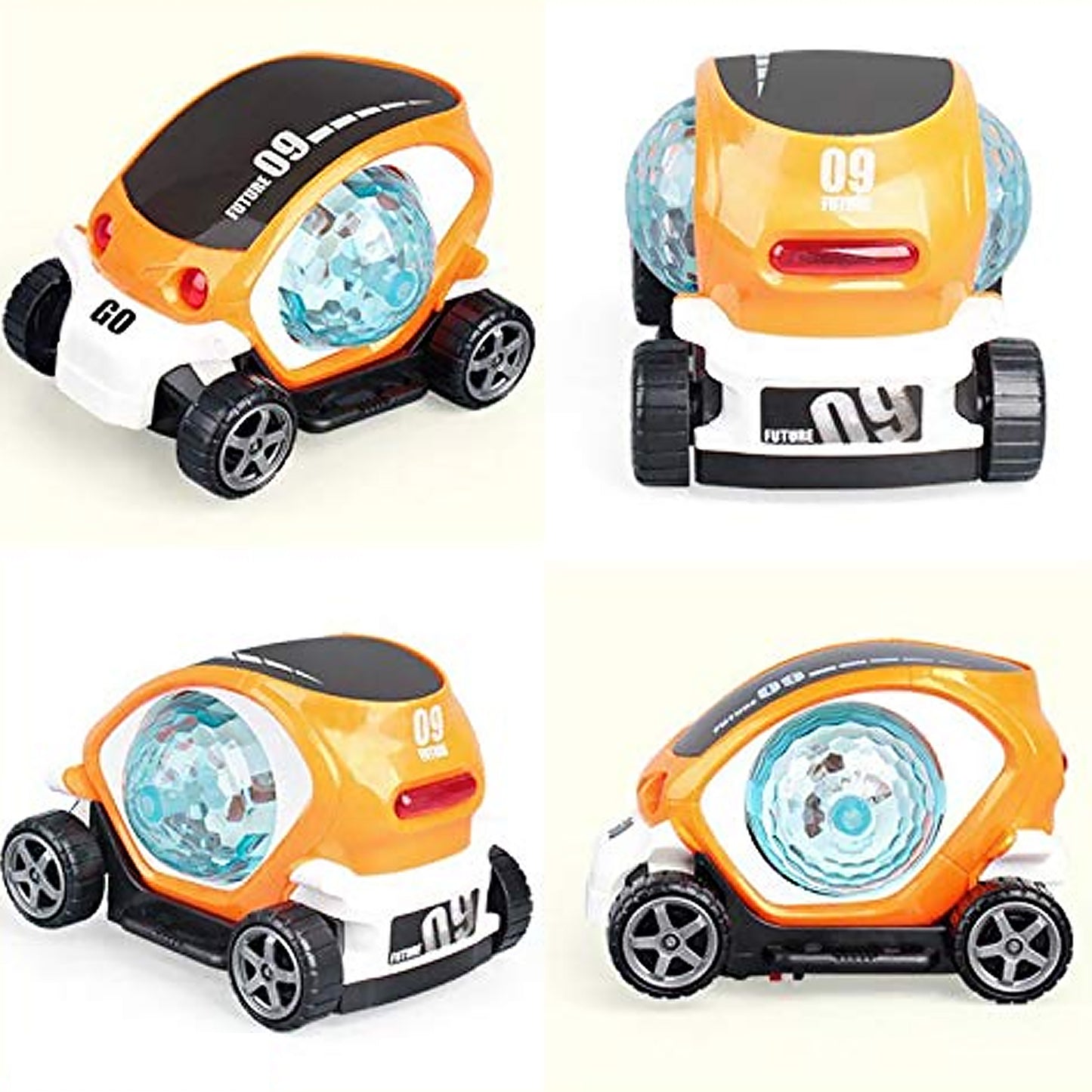 Plastic 360 Degree Rotating Stunt Car Toy For Kids