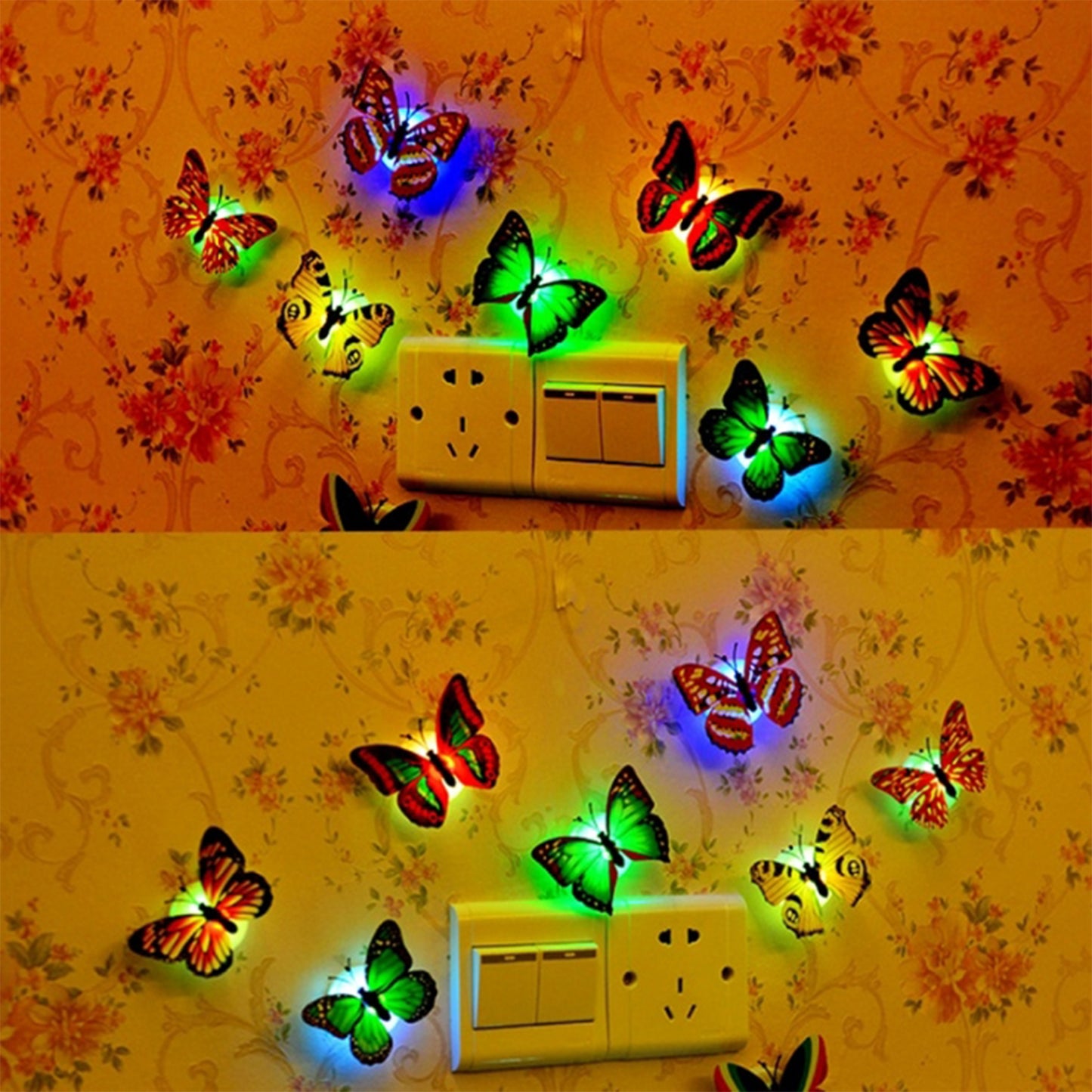 The Butterfly 3d Night Lamp Comes With 3d Illusion Design