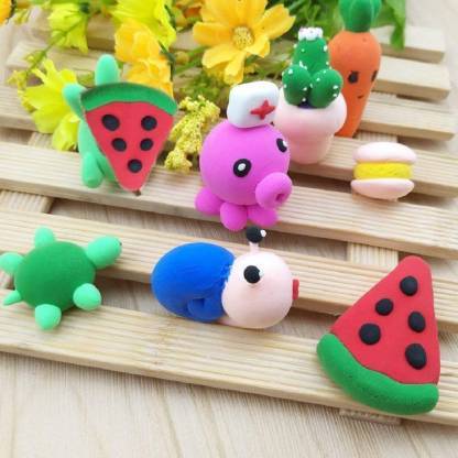 Non-toxic Creative 100 Dough Clay 5 Different Colors (Pack Of 5 Pcs)