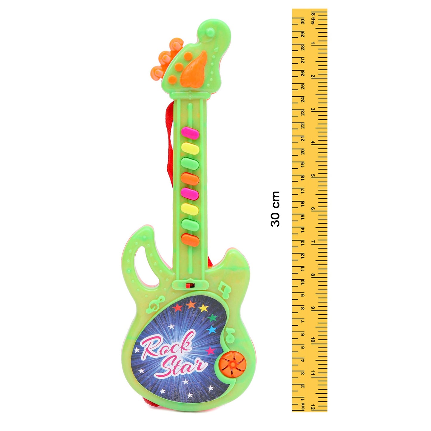 Mini Guitar Colorful With Delightful Music