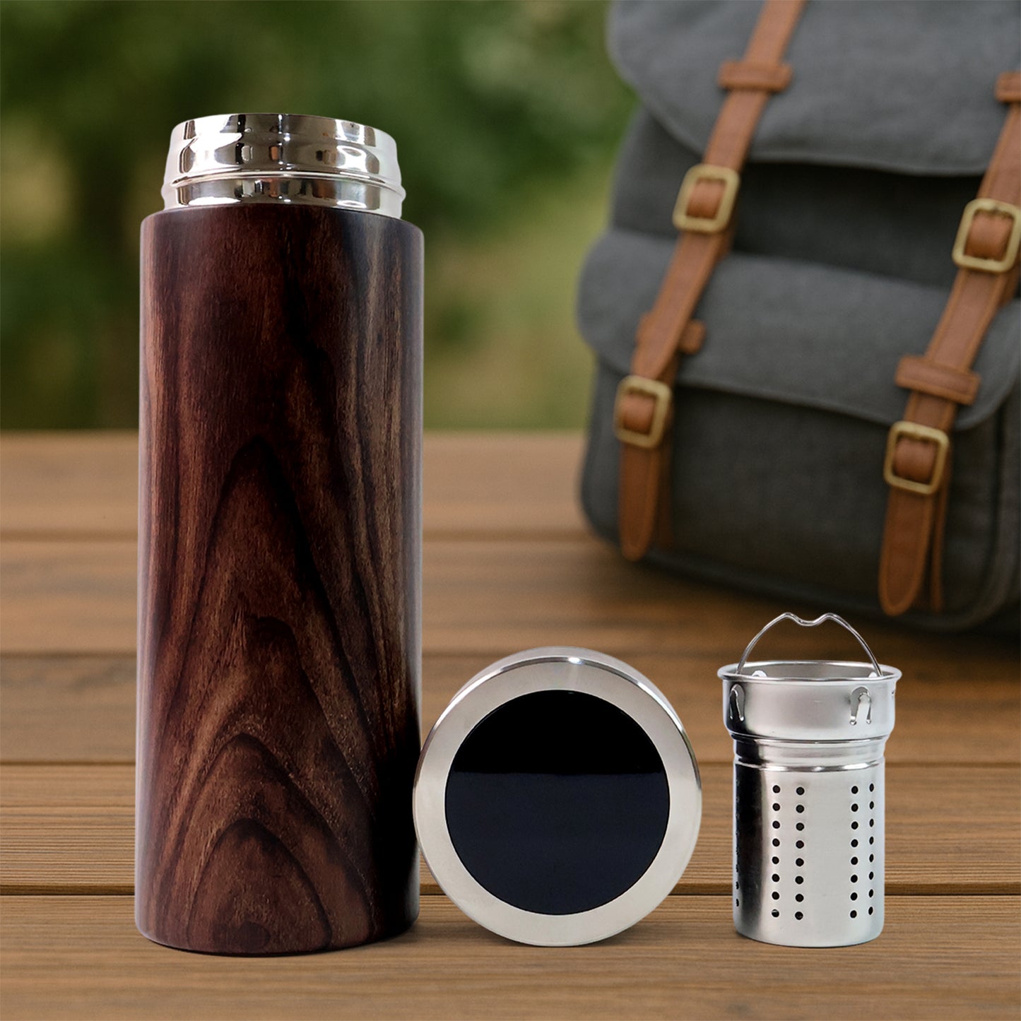 Luxury Digital Temperature Display Smart Flask 450 Ml Approx (1 Pc)
