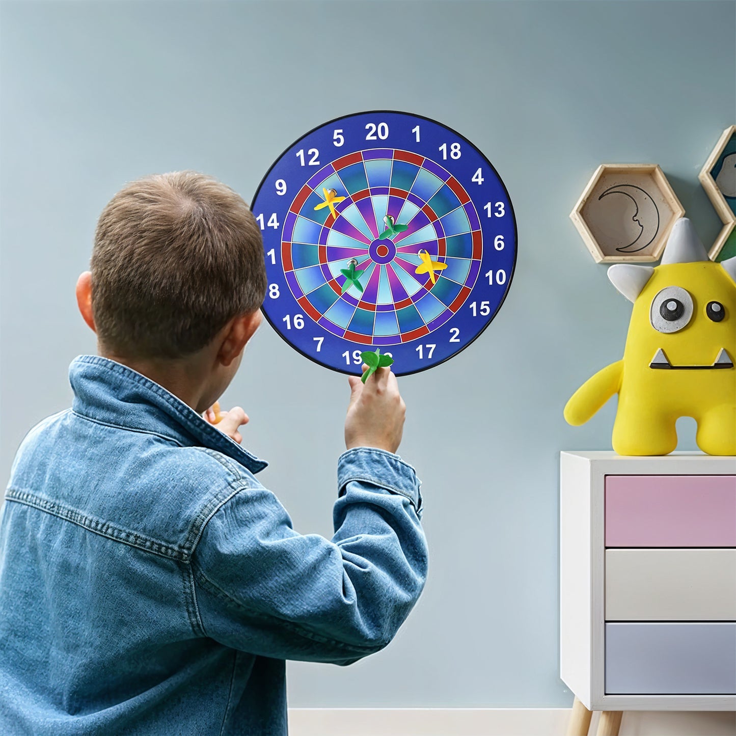 Magnetic Dartboard Game Set For Kids Adults
