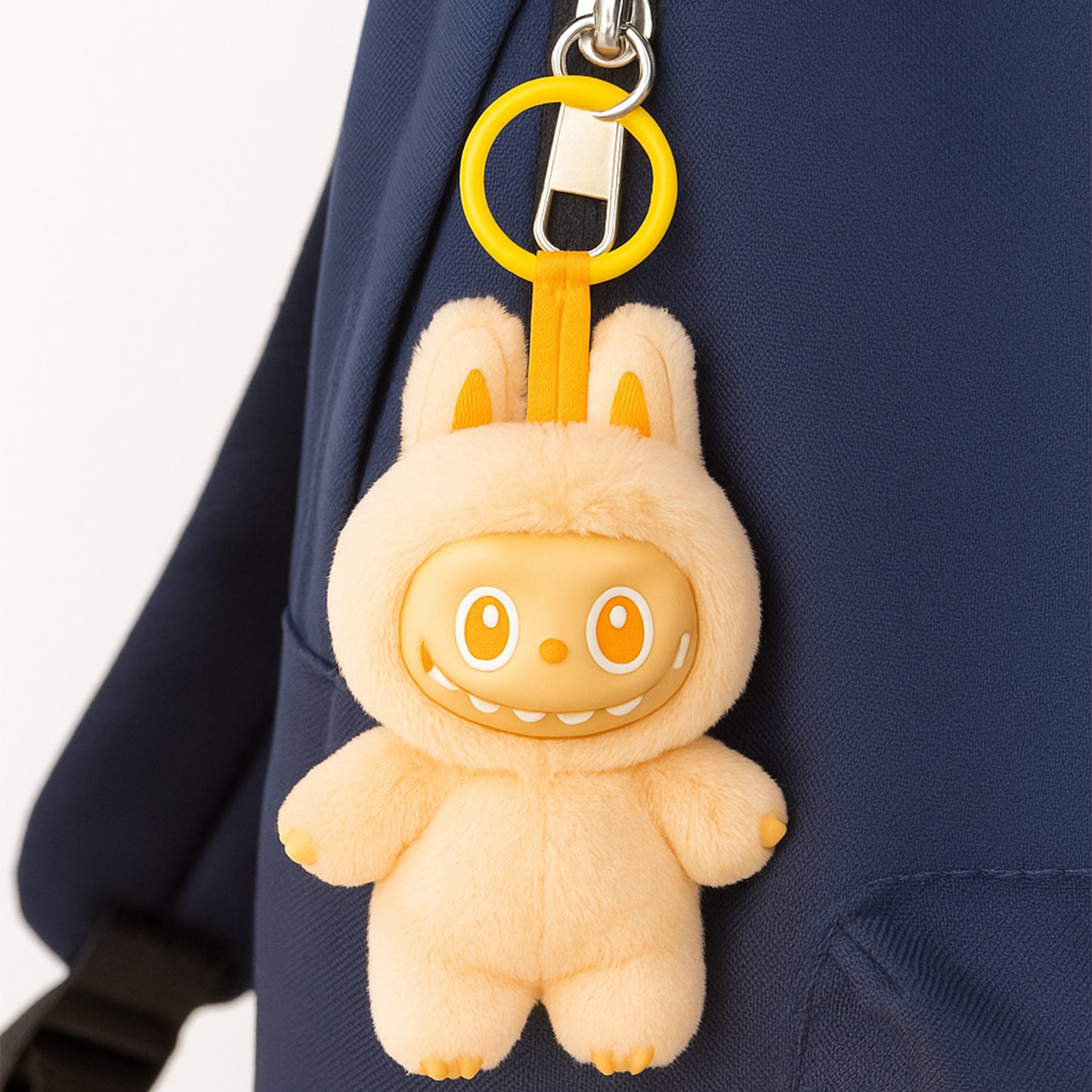 Labubu Keychain With Hook Assorted Colorful Animal Design 1 Pc (Mix Design)