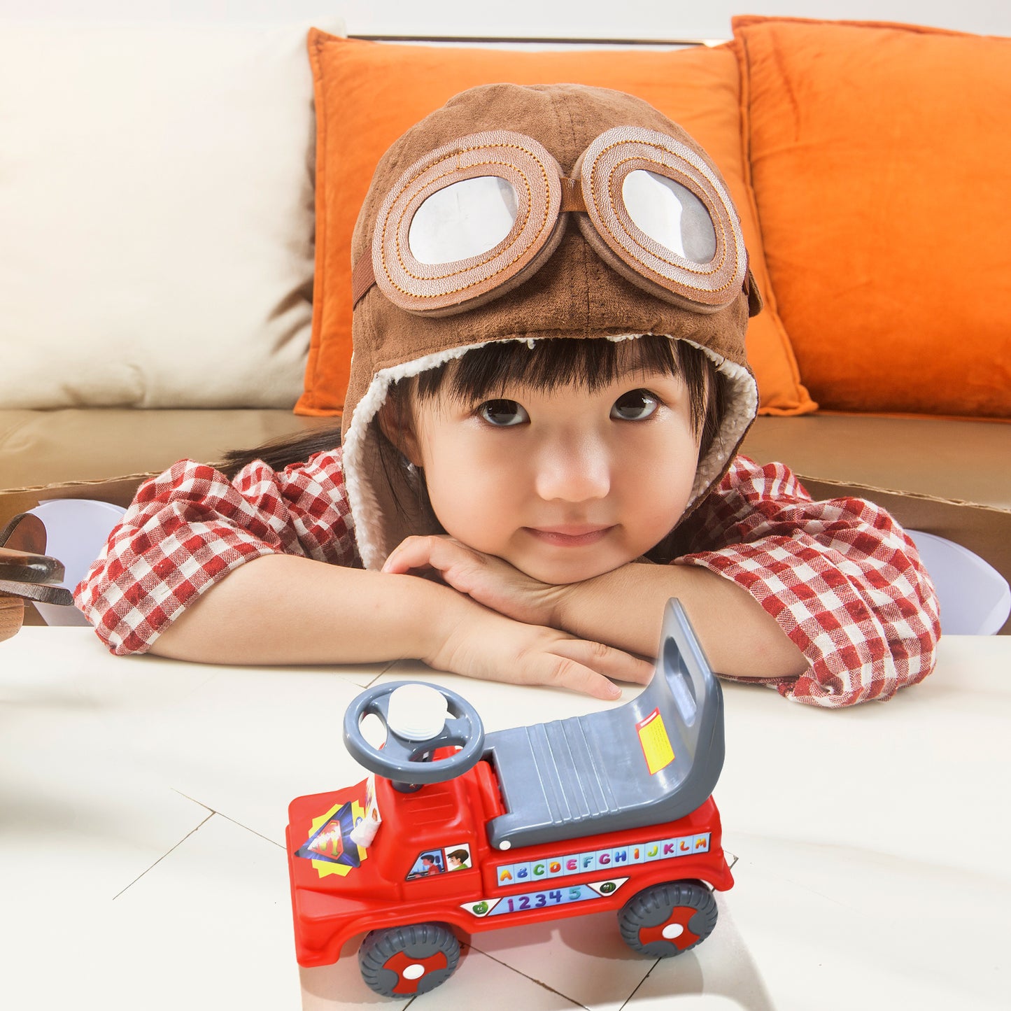 Kids Baby City Ride On Push Car
