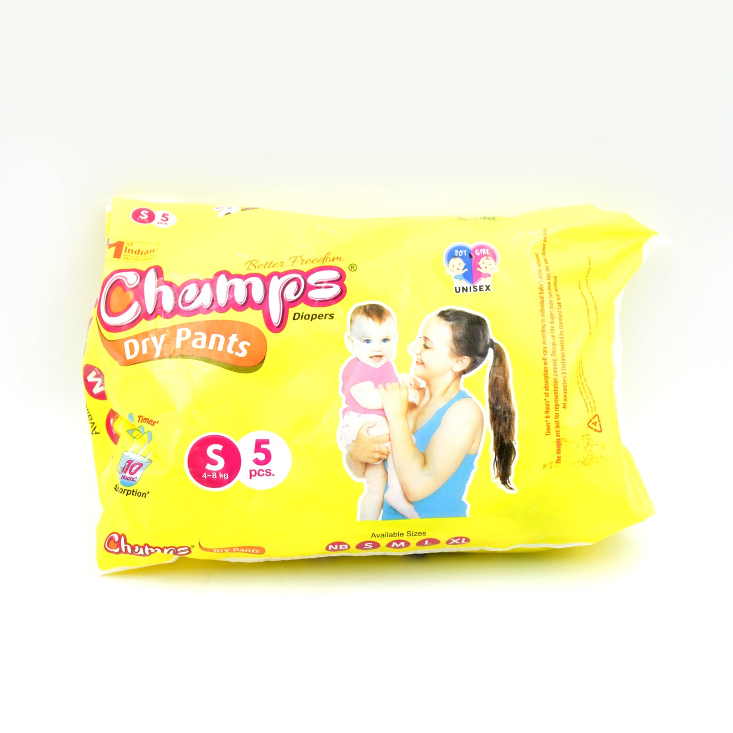 Small Champs Dry Pants Style Diaper ( S 5 Pcs )