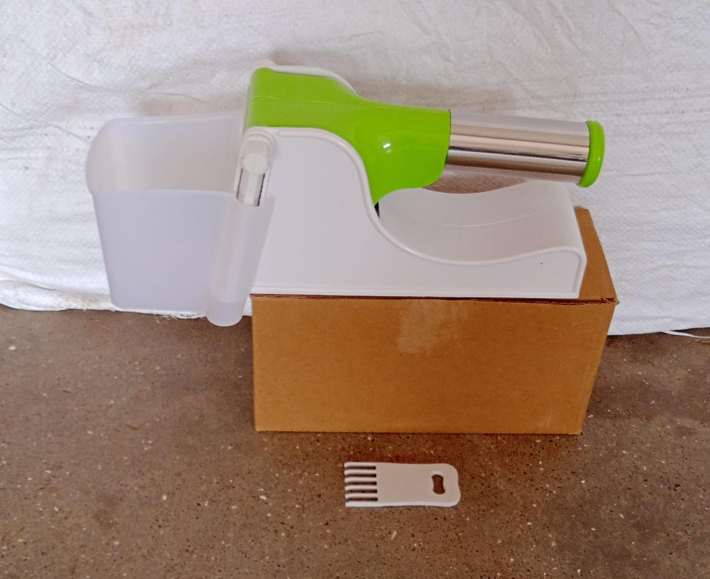 Virgin Plastic French Fry Chipser Potato Slicer With Container