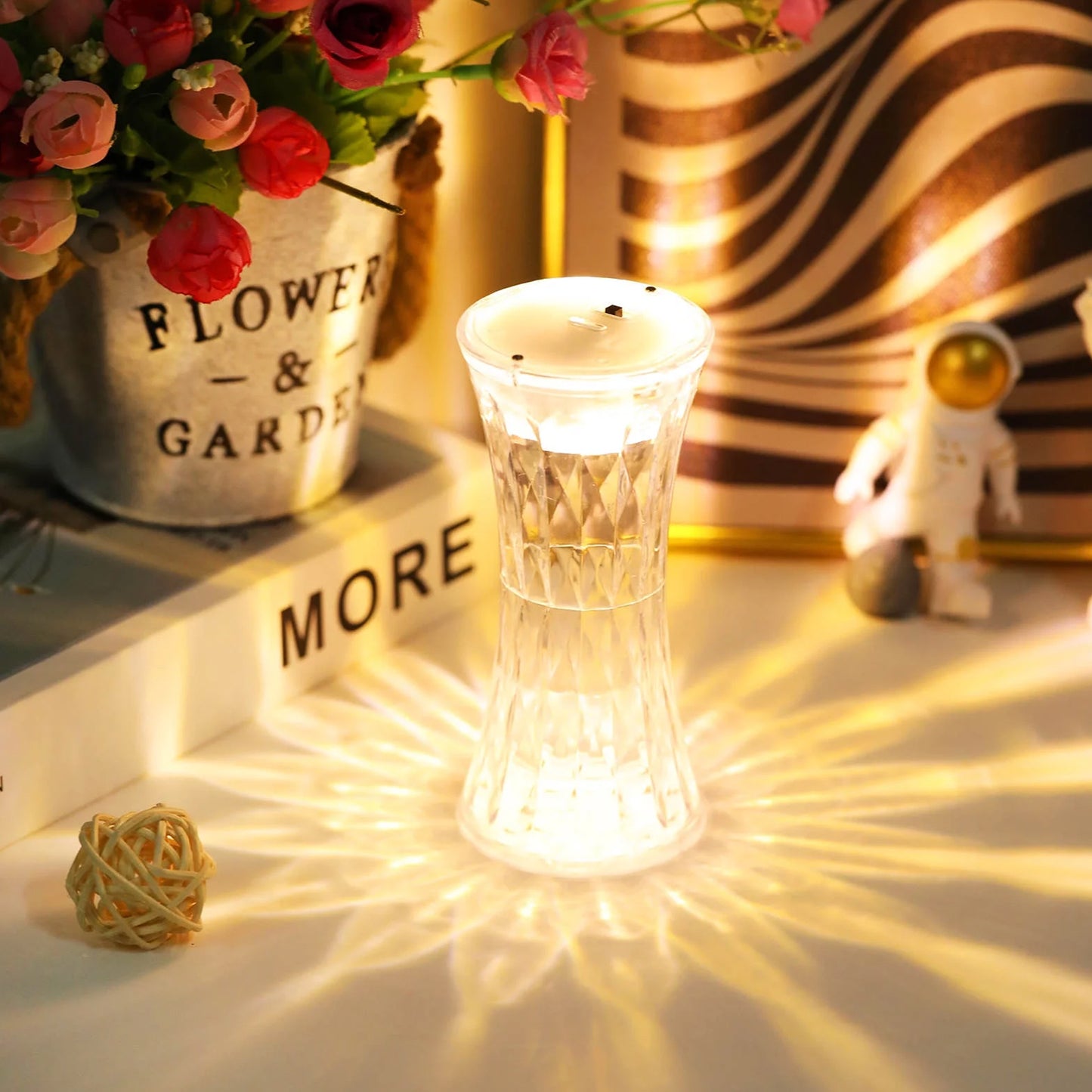 Crystal Lamp Universal Night Light (12pc Moq)