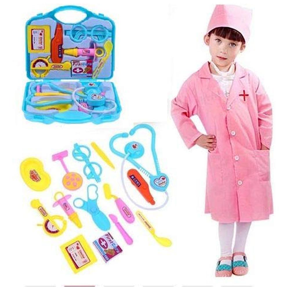 Kids Doctor Set Toy Game Kit For Boys And Girls Collection ( Multicolour )