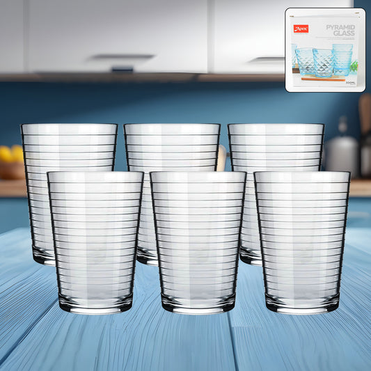 Apex Pyramid Ringo Plastic Glass 300ml Approx Durable Crystal-clear Tumbler