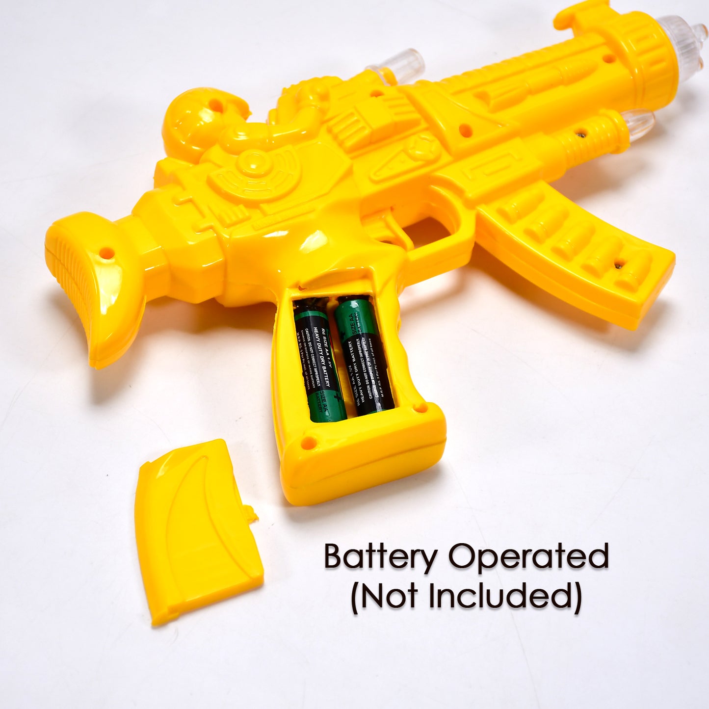 Concept Musical Transparent Glow Gear Gun With Rainbow Light ( 1 Pcs )