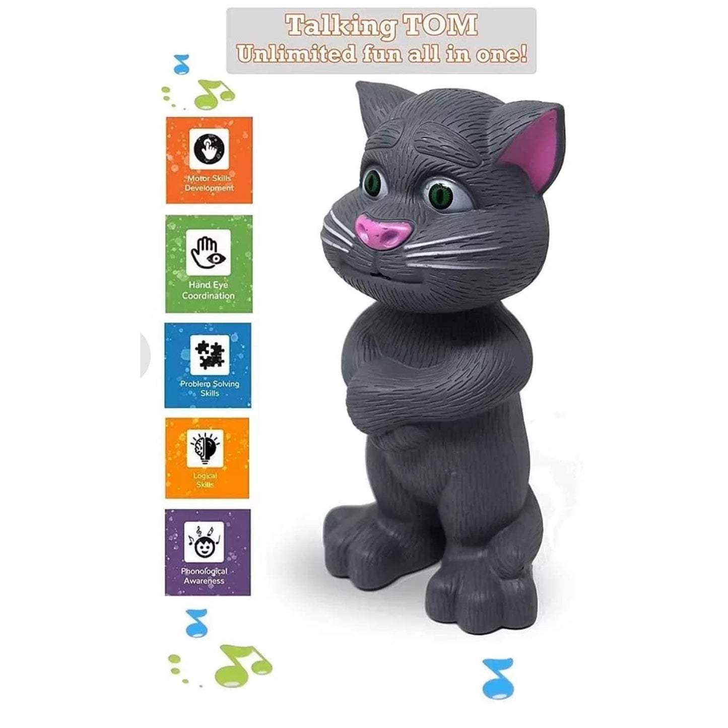 Talking Mimicry Touching Tom Cat