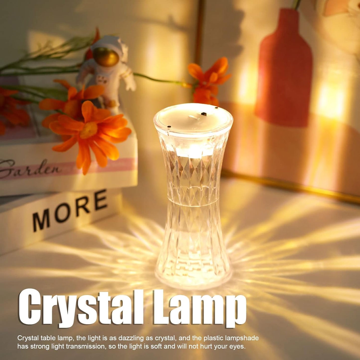 Crystal Lamp Universal Night Light (12pc Moq)