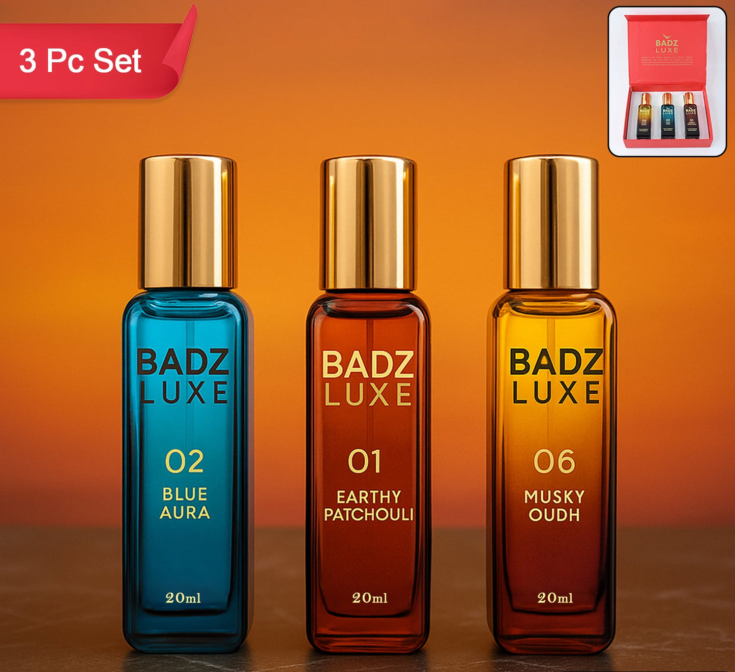 Premium Perfume Set 20ml (3 Pc)