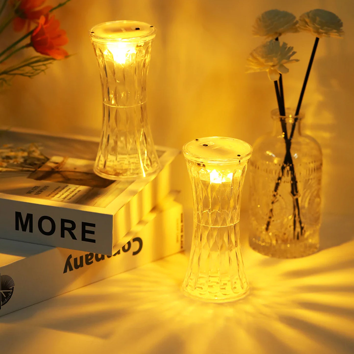 Crystal Lamp Universal Night Light (12pc Moq)