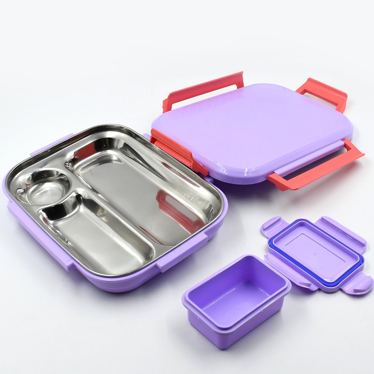 Lunch Box With Steel Plate