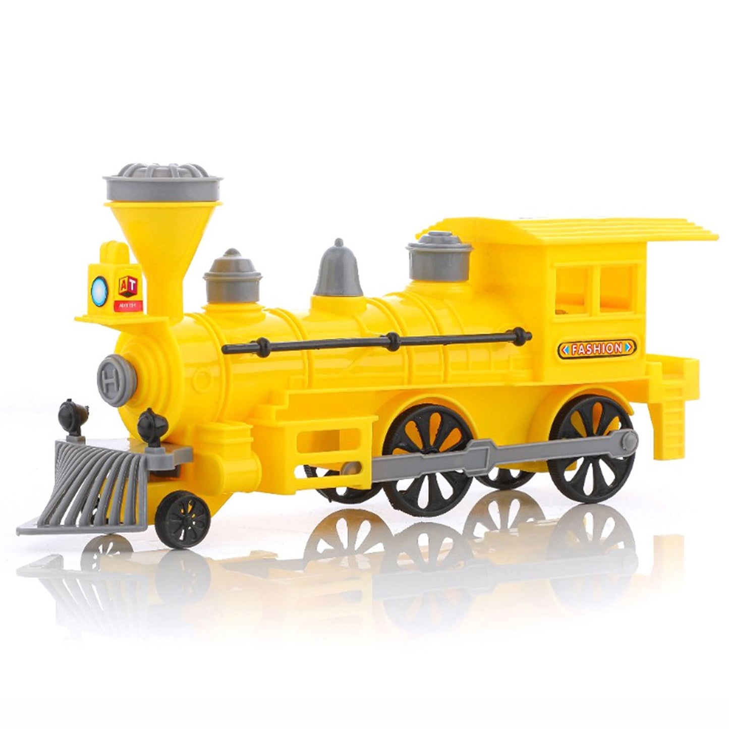 Pull And Go Train With Light Plastic String Pull Back Train (1 Pc Mix Color)