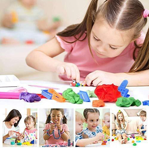 Non-toxic Creative 100 Dough Clay 5 Different Colors (Pack Of 5 Pcs)