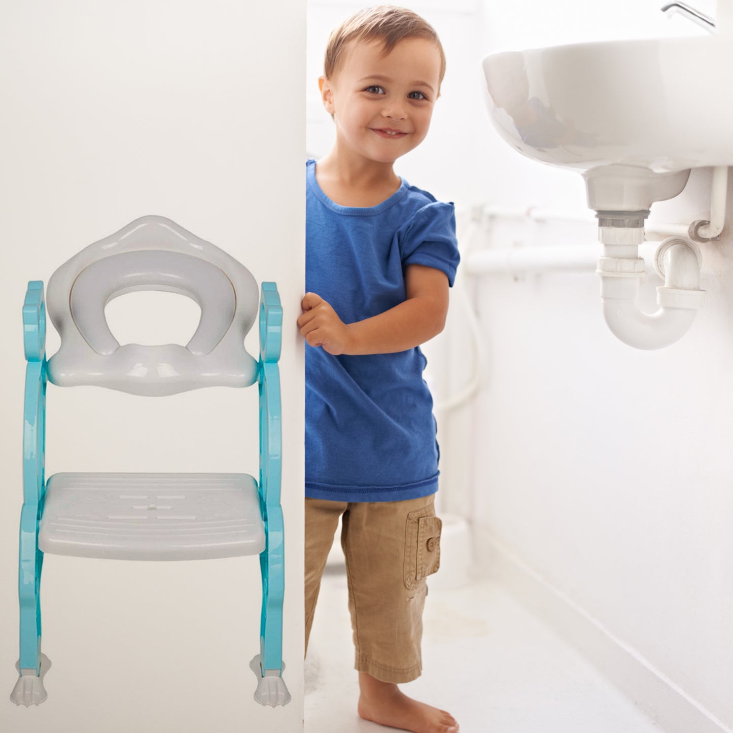 2 In 1 Potty Training Toilet Seat With Step Stool