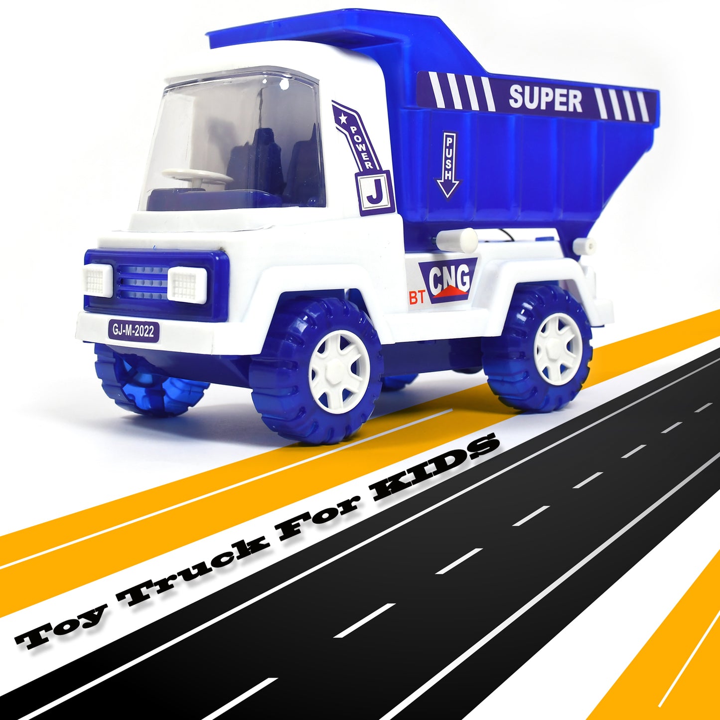 Big Size Friction Powered Dumper Toy Truck For Kids