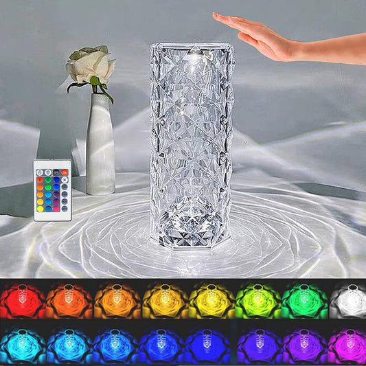 Crystal Touch Night Light (16 Colors)