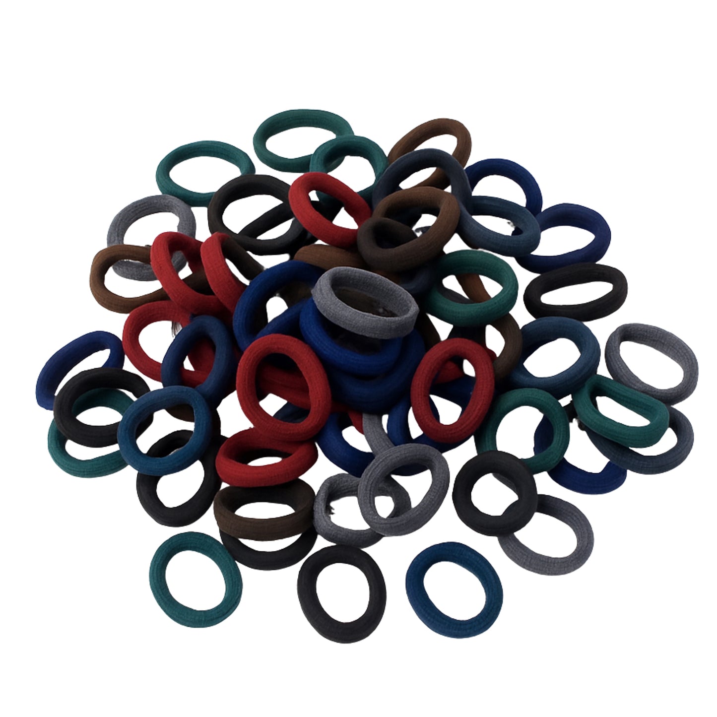 Small Hairbands Bands For Hair Rubber Bands (Pack Of 50 Multicolour)