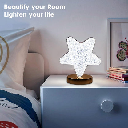 Star Shape Crystal Diamond Lamp (1 Pc )