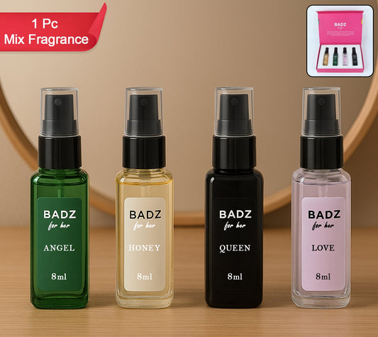 Mini Perfume Spray 8ml (Mix Fragrance  4 Pc)