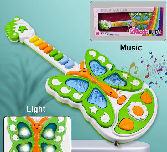Butterfly Guitar Toy With Light And Music ( 1 Pc )
