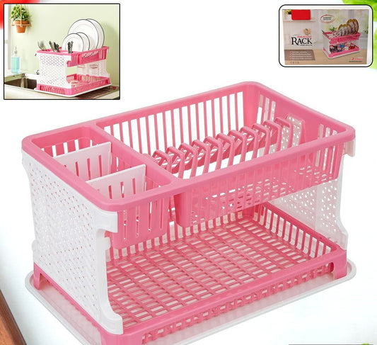 Plastic Kitchen Organizer Rack With Water Storing Tray