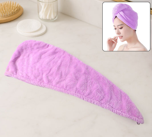 Quick Turban Hair-drying Absorbent Microfiber Toweldry Shower Caps