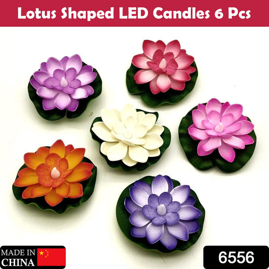 Water Floating Smokeless Candles  Lotus Flowers Sensor Led Tealight