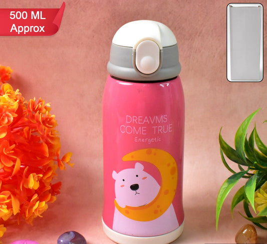 Stainless Steel Insulated Vacuum Water Bottle (500 Ml Approx)