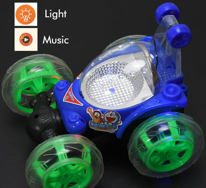 Rechargeable 360 Degree Stunt Rolling Remote Control Car