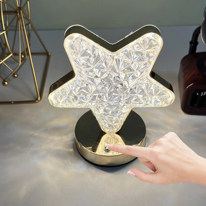 Star Shape Crystal Diamond Lamp (1 Pc )