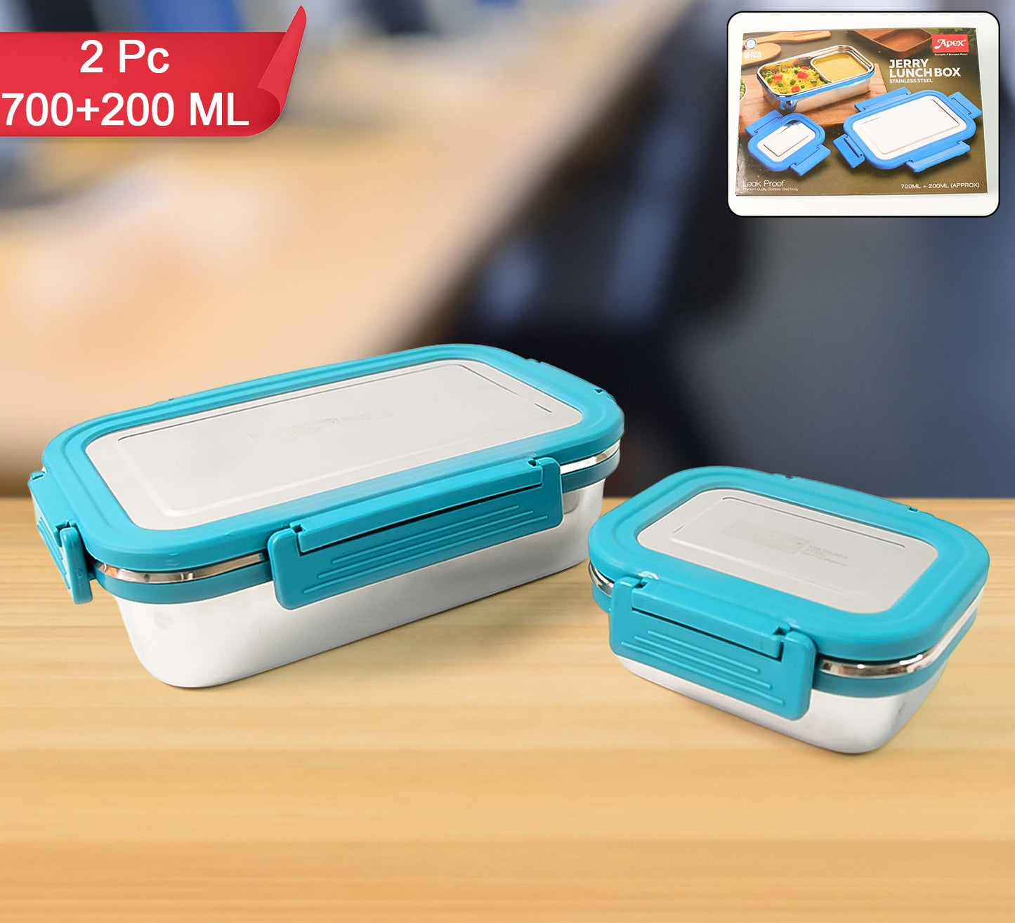 Apex Jerry Lunch Box Premium Stainless Steel Food Container