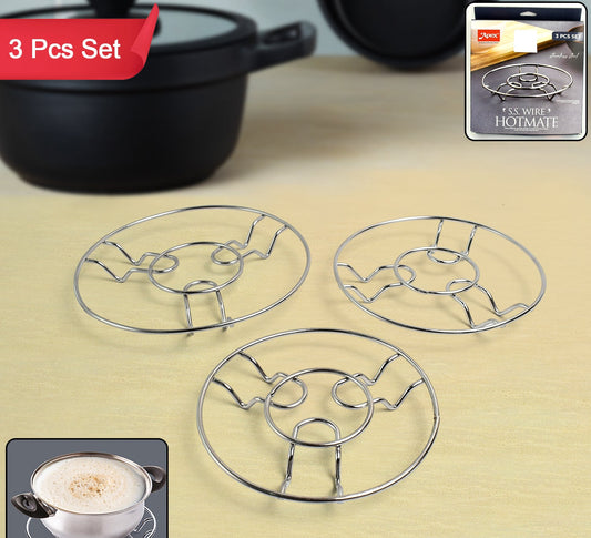Apex Stainless Steel Wire Hotmate Trivet Stand Set Of 3