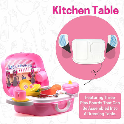 Kitchen Set For Kids Girls (23 Pcs Set Approx)