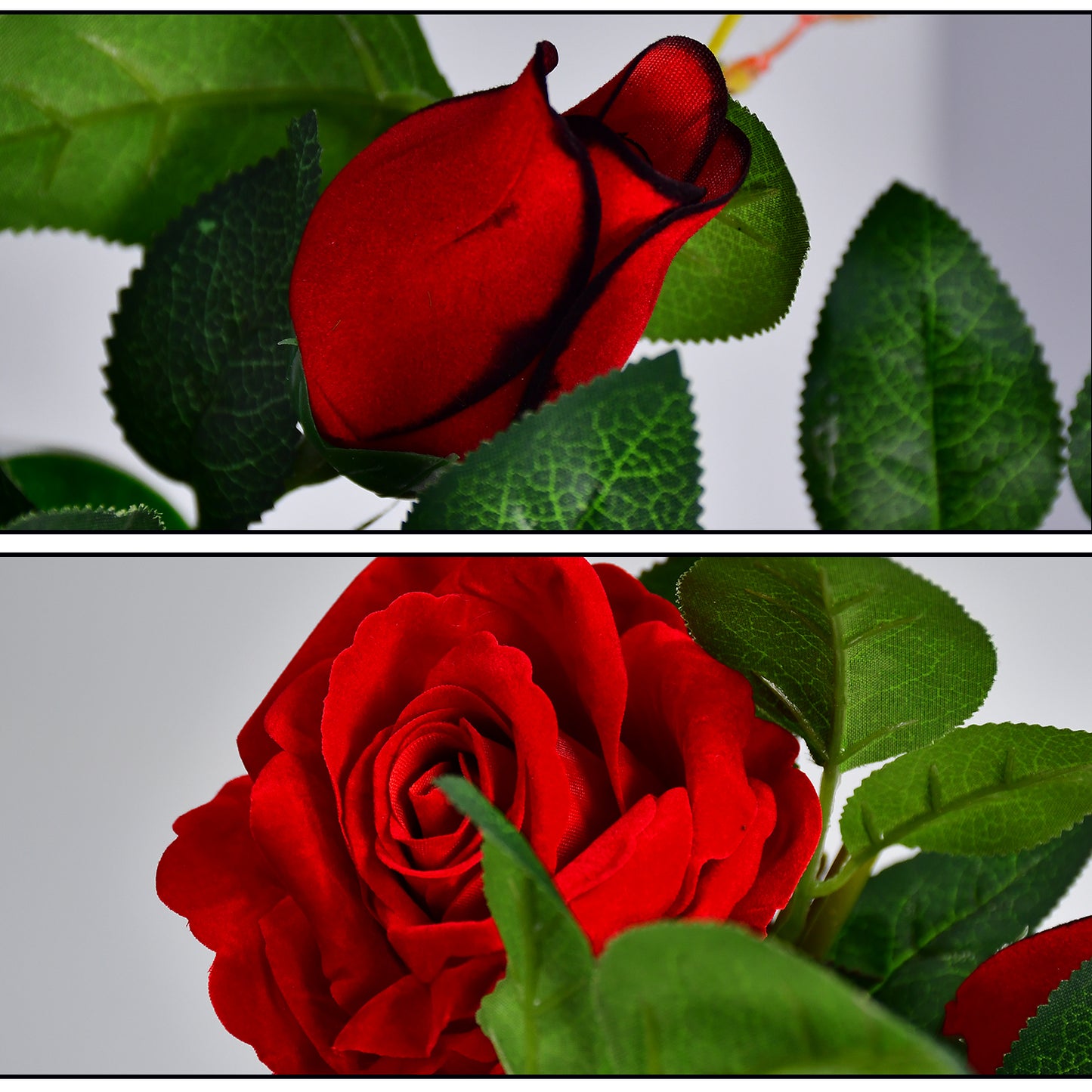 Artificial Rose Flower Plant With Pot For Home Office Or Gift