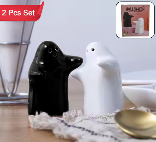 Ceramic Salt And Pepper Seasoning And Spice Shakers Cute (2 Pcs Set)