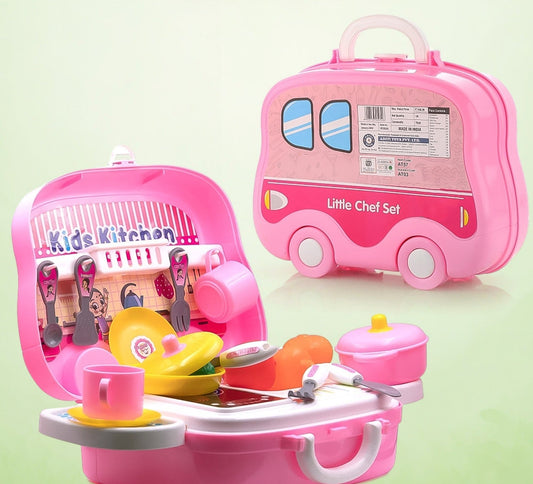 Kitchen Set For Kids Girls (23 Pcs Set Approx)