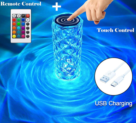 Crystal Touch Night Light (16 Colors)