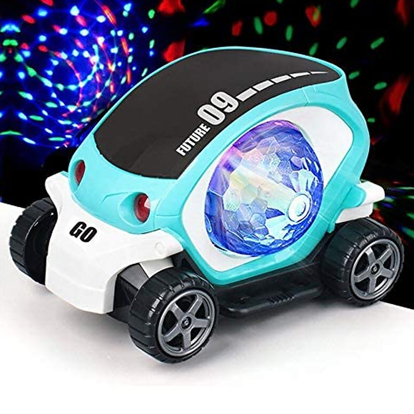 Plastic 360 Degree Rotating Stunt Car Toy For Kids