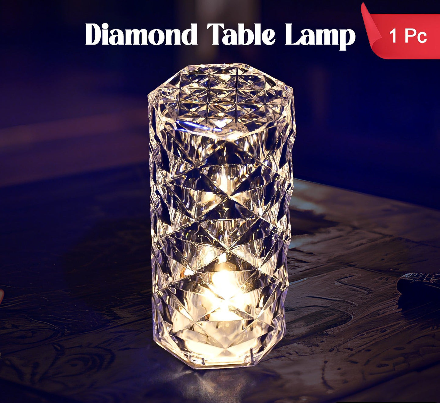 Diamond Table Lamp  Candles For Home Decoration Crystal Candle Lights