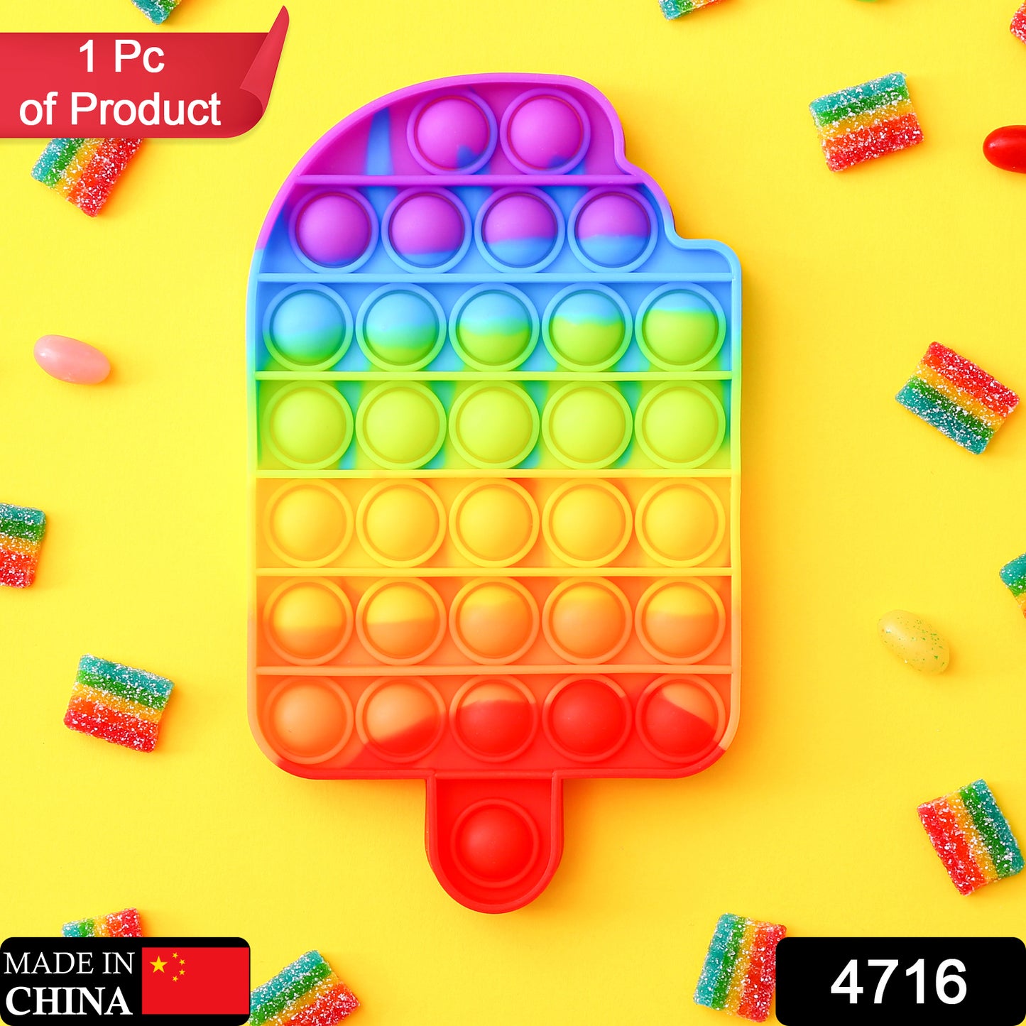 Ice Cream Candy Shape Pop Fidget Toy