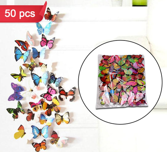 Butterfly 3d Night Lamp Comes With 3d Illusion Design (Pack Of 50)